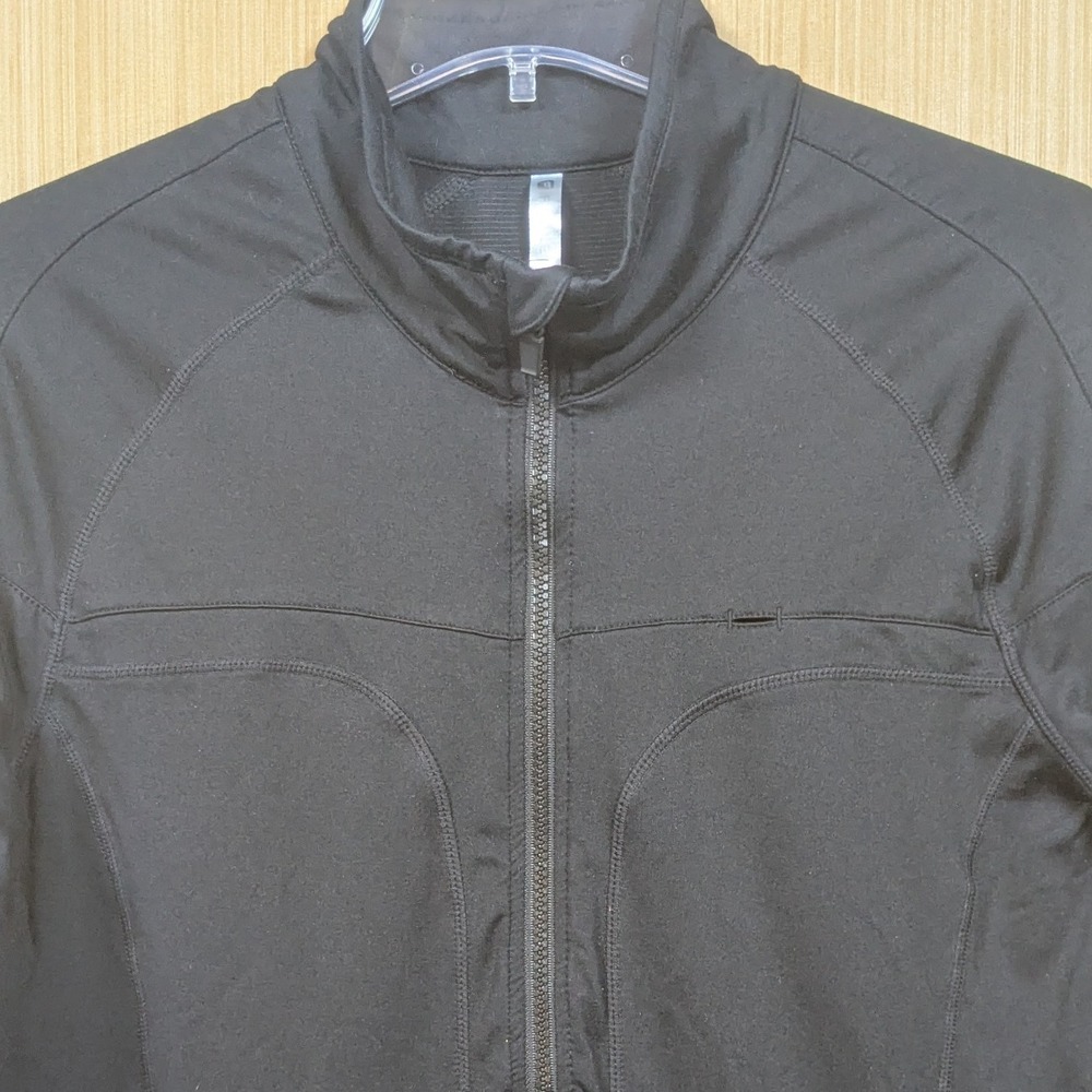 Fabletics Performance Jacket Black Zip Up Women's… - image 3